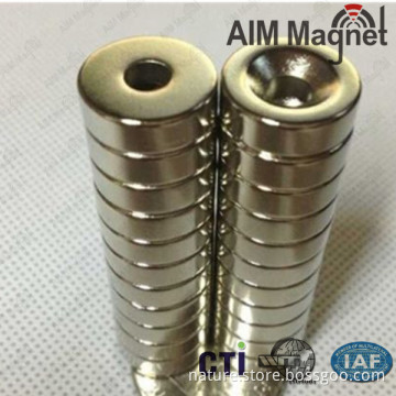 round countersunk magnet 12mm x 4mm